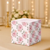  roze roze roze tuinkrab floreel patroon bedankdoosjes