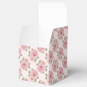 roze roze roze tuinkrab floreel patroon bedankdoosjes (Geopend)