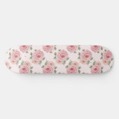  roze roze roze tuinkrab floreel patroon persoonlijk skateboard (Horizontaal)