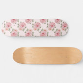  roze roze roze tuinkrab floreel patroon persoonlijk skateboard (Horizontaal)