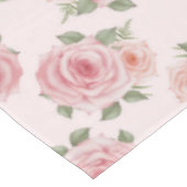 roze roze roze tuinkrab floreel patroon tafelkleed (Gekanteld)
