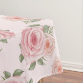 roze roze roze tuinkrab floreel patroon tafelkleed (Voorbeeld)