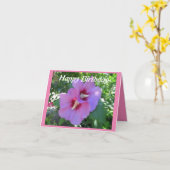  roze roze roze van Sharon Foto van Birthday Kaart (Gele Bloem)