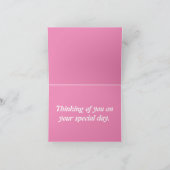  roze roze roze van Sharon Foto van Birthday Kaart (Binnen)