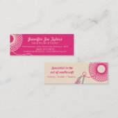 Roze roze roze visitekaartjes (Voorkant / Achterkant)