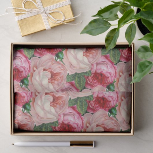 roze roze roze vloerbedekking tissuepapier (Geschenk)