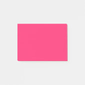 Roze roze roze, warme, roze, moderne meisjesontwer post-it® notes (Voorkant)