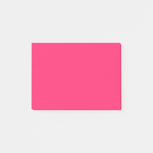 Roze roze roze, warme, roze, moderne meisjesontwer post-it® notes (Voorkant)