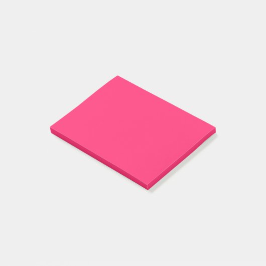 Roze roze roze, warme, roze, moderne meisjesontwer post-it® notes (Schuin)