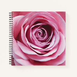 Roze roze roze waterverf bloem notitieboek