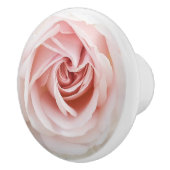 Roze roze roze witte hout Shabby Chic Farmhouse Fl Keramische Knop (Rechts)