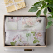  roze roze roze witte ontvlechting tissuepapier (Geschenk)