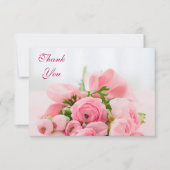 Roze roze rozen bedankt (Voorkant)