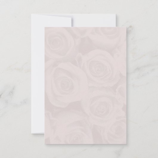 Roze roze rozen bedankt (Achterkant)