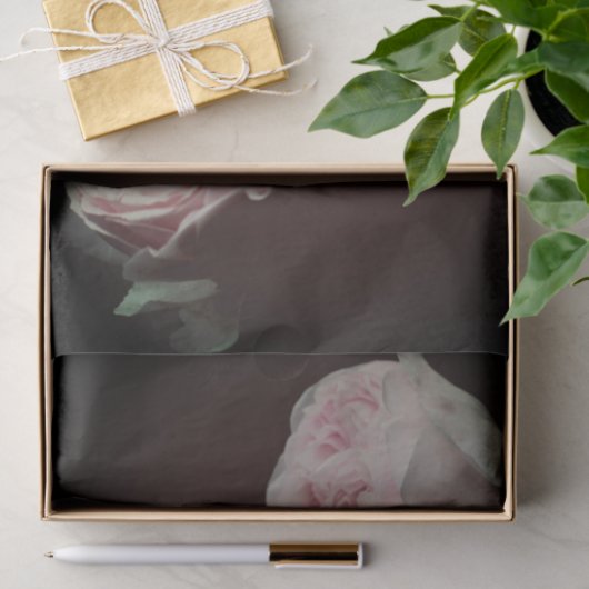 Roze roze rozen roze los tissuepapier (Geschenk)