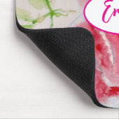 Roze Roze Rozen Waterverf Bloem Bloemen Kunst Muismat (Hoek)