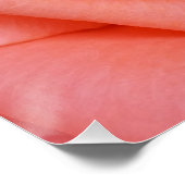 roze roze rozenbladen poster (Hoek)