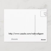 Roze roze rozenverjaardagsgroeten briefkaart (Achterkant)