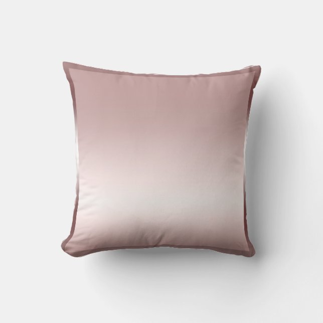 Roze Roze Sateen Satijn Glans Moderne Glamour Kussen (Voorkant)