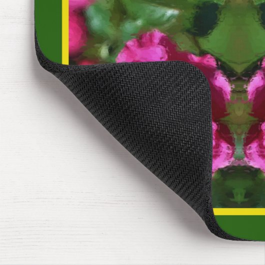 Roze Roze schilderij Bloem Kunst Gepersonaliseerd Muismat (Hoek)