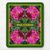 Roze Roze schilderij Bloem Kunst Gepersonaliseerd Muismat (Voorkant)