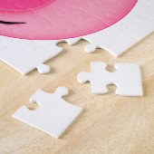 Roze roze schop legpuzzel (Zijkant)