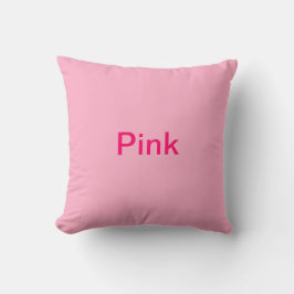 Roze/roze Sierkussen