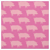 Roze roze Silhouettes gevild Stof (Swatch)
