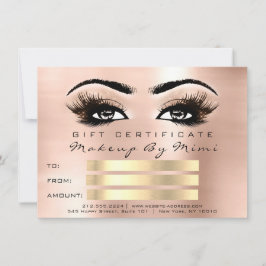 Roze roze sla artist certificaat cadeau