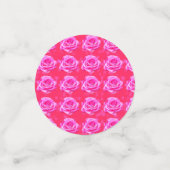 Roze Roze Sparkle Confetti (Kleine voorkant)