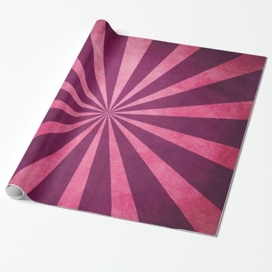  Roze Roze Startpatroon Cadeaupapier (Uitgerold)