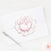 Roze Roze Sticker en Envelope SealA (Envelop)