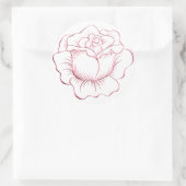 Roze Roze Sticker en Envelope SealA (Tas)