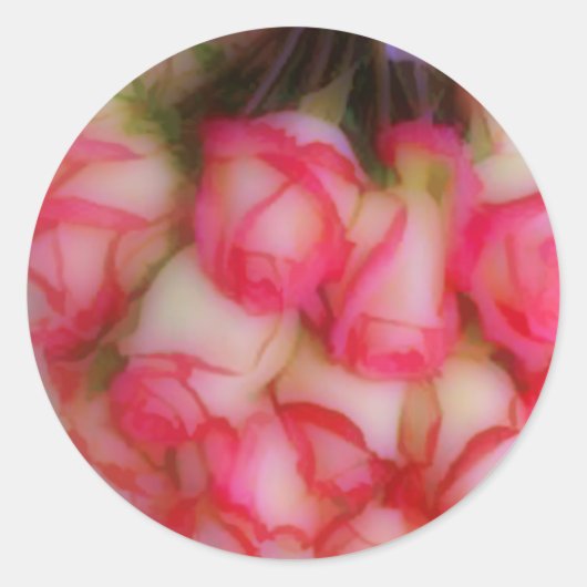 Roze roze Stickers voor enveloppen (Voorkant)