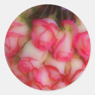 Roze roze Stickers voor enveloppen