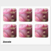 Roze roze Stickers voor het bruiloft van enveloppe (Vel)