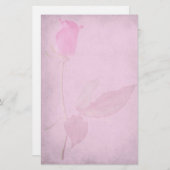 Roze roze stijlschrijfpapier briefpapier (Voorkant / Achterkant)