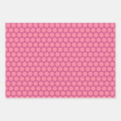 Roze roze Stippen stripes Reeks opvulpapier Inpakpapier Vel (Voorkant 3)