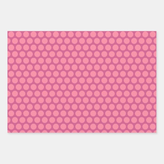Roze roze Stippen stripes Reeks opvulpapier Inpakpapier Vel (Voorkant 3)