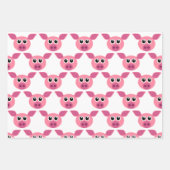 Roze roze Stippen stripes Reeks opvulpapier Inpakpapier Vel (Voorkant)