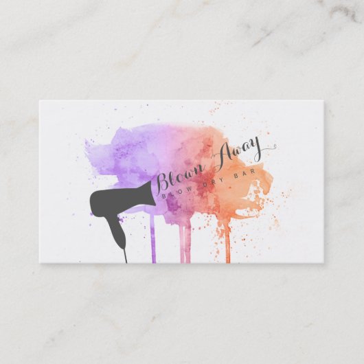 roze roze tsjechische moderne blaasbalkkantoncentr visitekaartje (Voorkant)