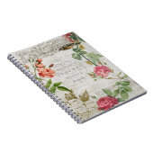  Roze Roze & Typografie Ephemera Notitieboek (Rechterzijde)