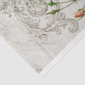  Roze Roze & Typografie Ephemera Ontkoppeling Tissuepapier (Detail)