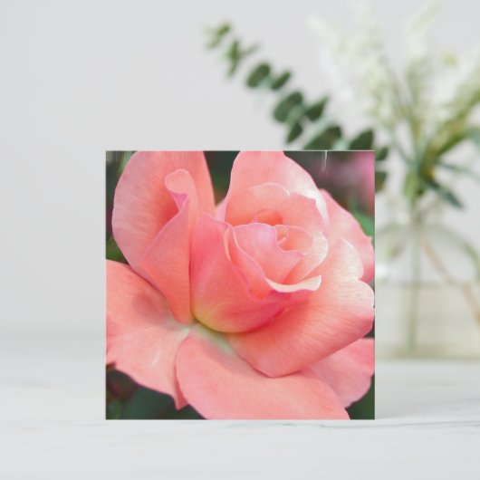 Roze Roze Uitnodigingen (Staand voorkant)