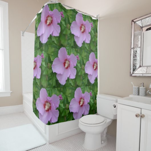 Roze roze van Sharon Douchegordijn (In situ)