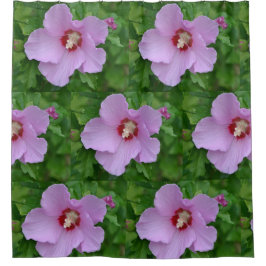 Roze roze van Sharon Douchegordijn