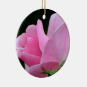 Roze roze ventilator keramisch ornament (Rechts)