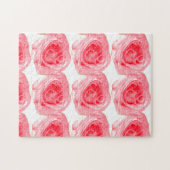 Roze roze ventilator legpuzzel (Horizontaal)