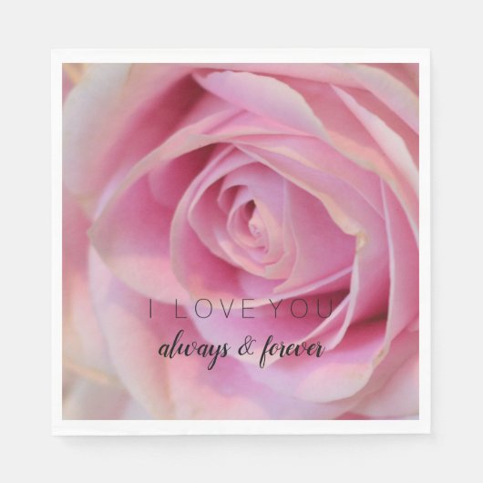 Roze roze ventilator servet (Voorkant)