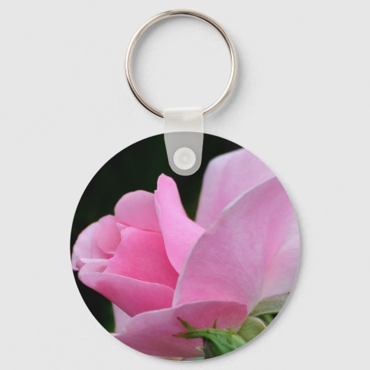 Roze roze ventilator sleutelhanger (Voorkant)